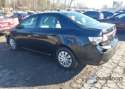 2011 Toyota Corolla Le z USA, uszkodzony, nr VIN 2T1BU4EE7BC569154